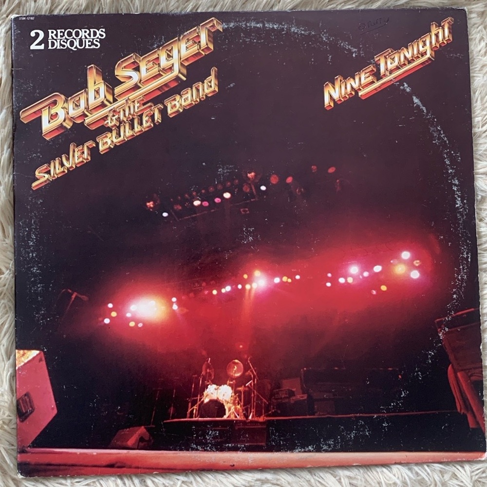 Bob Seger & The Silver Bullet Band Nine Tonight Double LP